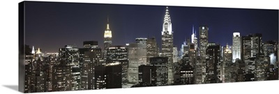 Midtown skyline with Chrysler Building and Empire State Building, Manhattan, New York