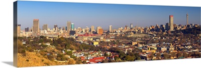 View of skyline, Johannesburg, Gauteng, South Africa