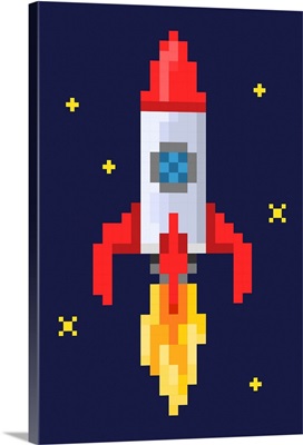 Pixel Rocket - 8 Bit