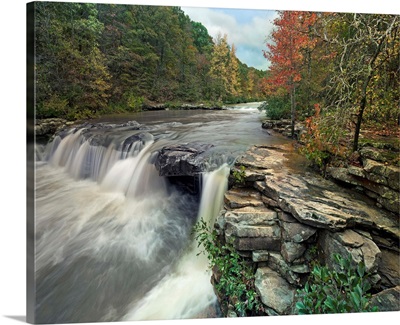 Waterfall, Mulberry River, Arkansas