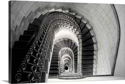 Staircase Perspective, Rome Marriott Flora Hotel, Italy