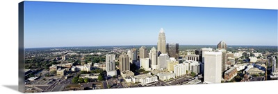 Aerial view of a city Charlotte Mecklenburg County North Carolina