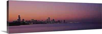 Buildings at the waterfront, Lake Michigan, Chicago, Illinois