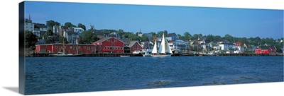 Buildings at the waterfront, Lunenburg, Nova Scotia, Canada