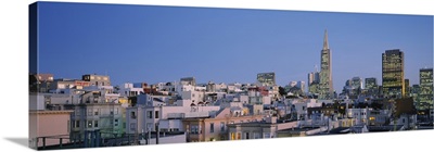 Buildings in a city, Telegraph Hill, San Francisco, California