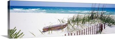 Fence on the beach, Alabama, Gulf of Mexico