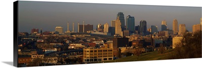 High angle view of a cityscape, Kansas City, Missouri