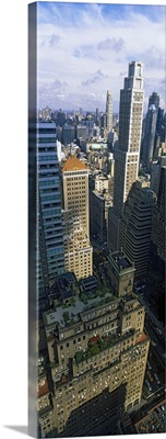 High angle view of buildings in a city, Manhattan, New York City, New York State