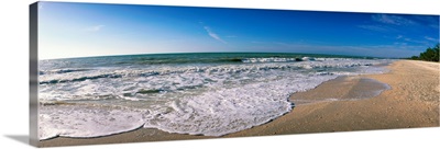 Ocean Waves on Beach Sanibel Island FL