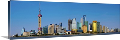 Oriental Pearl Tower, Huangpu River, Pudong, Shanghai, China