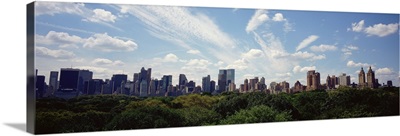 Skyscrapers in a city, Manhattan, New York City, New York State