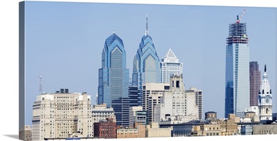 Skyscrapers in a city, Philadelphia, Philadelphia County, Pennsylvania