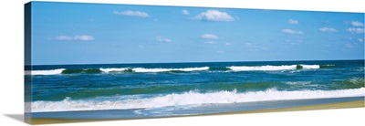 Waves in the sea, Cape Hatteras, Outer Banks, North Carolina