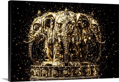 Golden Collection - Elephants Buddha