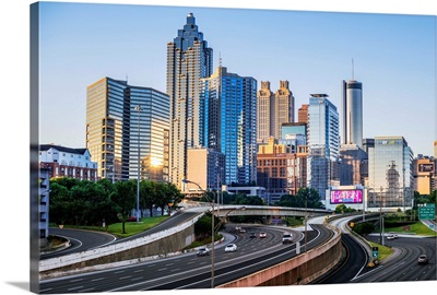 Atlanta, Georgia skyline in the morning