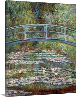 Bridge over a Pond of Water Lilies