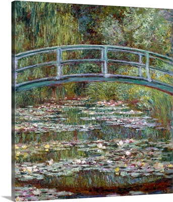 Bridge over a Pond of Water Lilies