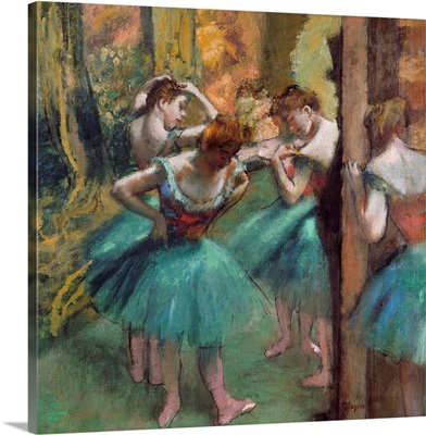 Dancers, Pink and Green