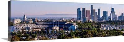 Downtown Los Angeles, California, Dodger Stadium - Panoramic