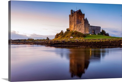 Dunguaire Castle Reflecting Into Galway Bay, County Galway, Ireland