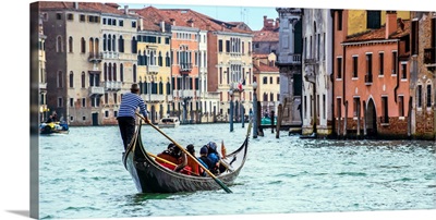 Gondola Ride on the Grand Canal, Venice, Italy, Europe