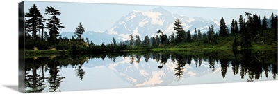 Mt. Shuksan, Picture Lake, Cascades, Washington, USA - Panoramic