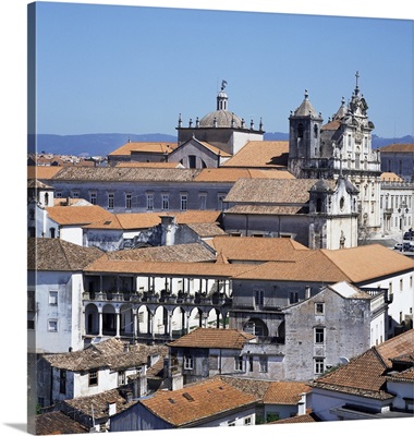 New cathedral from the university catwalk, Coimbra, Beira Litoral, Portugal