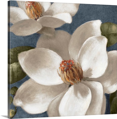 Magnolias on Blue I