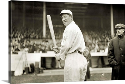 Jim Thorpe (1888-1953) playing baseball for the New York Giants, 1918