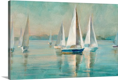 Sailboats at Sunrise