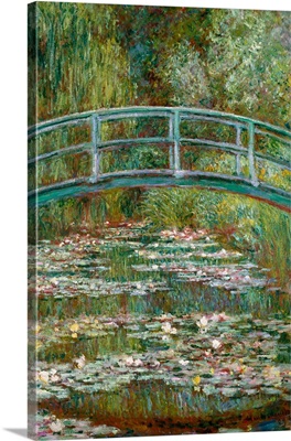 Bridge over a Pond of Water Lilies