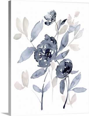 Peonies in Grey I