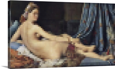 Pixelated Grande Odalisque