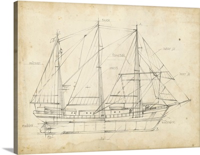 Sailboat Blueprint II