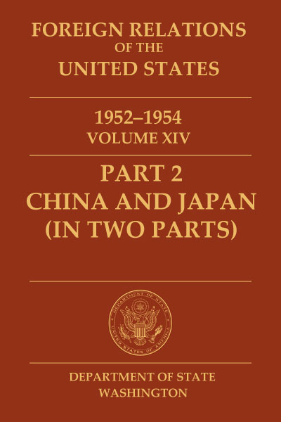 Book Cover of Foreign Relations of the United States, 1952–1954, China and Japan, Volume XIV, Part 2