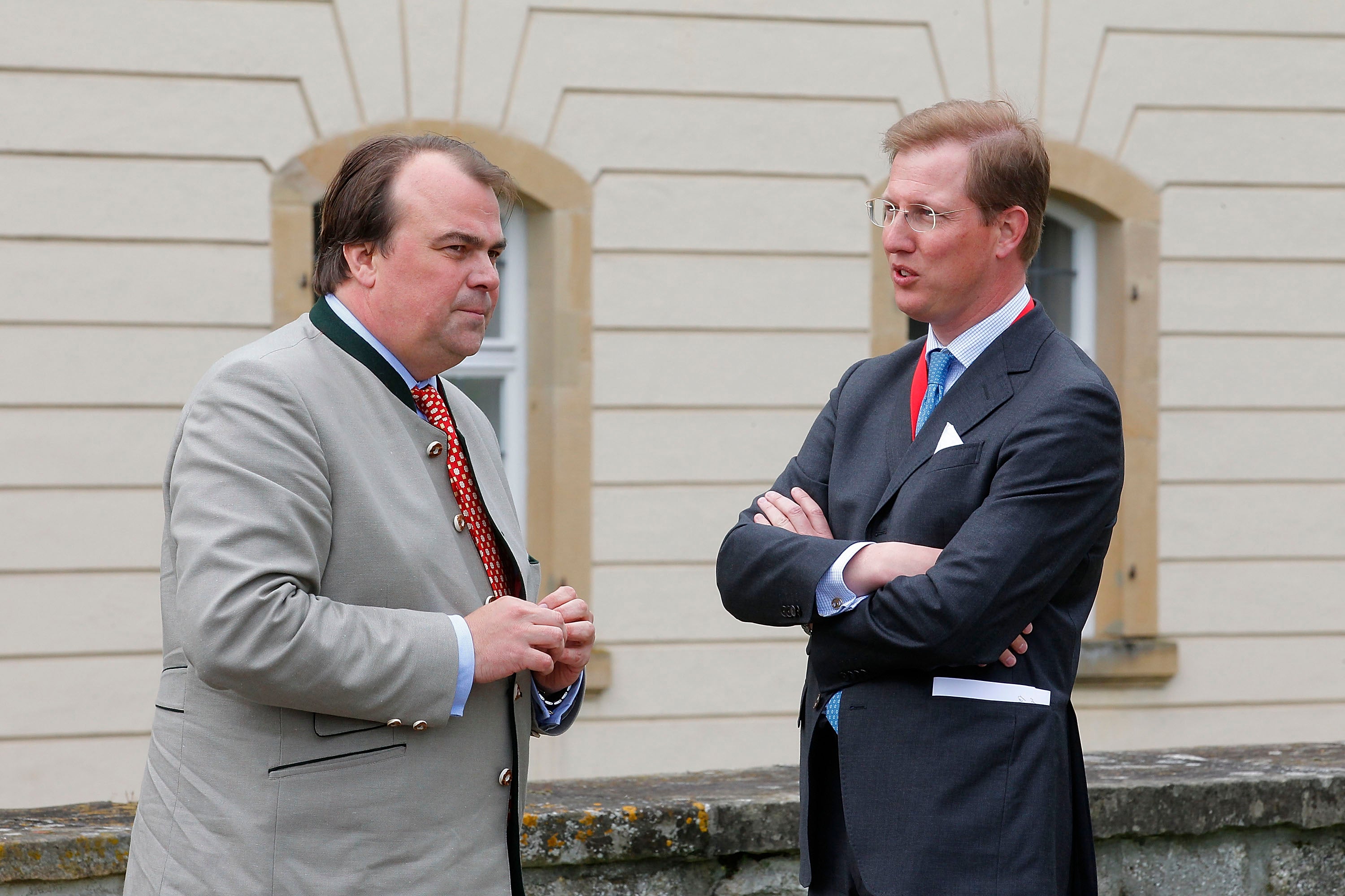 Phillipp Fuerst zu Hohenlohe-Langenburg and Erbprinz Bernhard von Baden pictured in 2013.