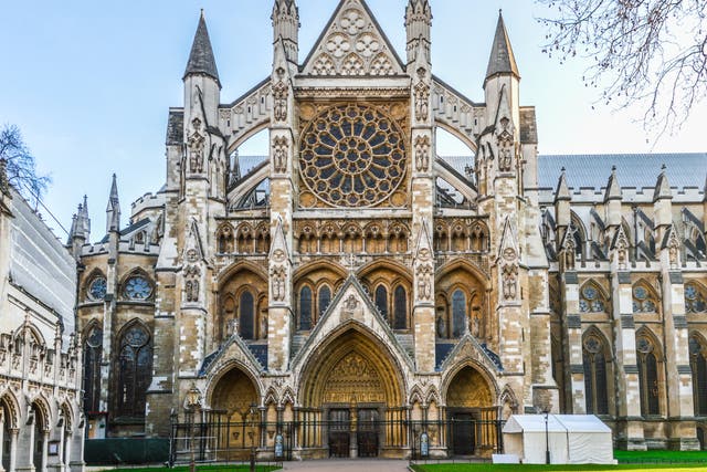 <p>Westminster Abbey in London</p>