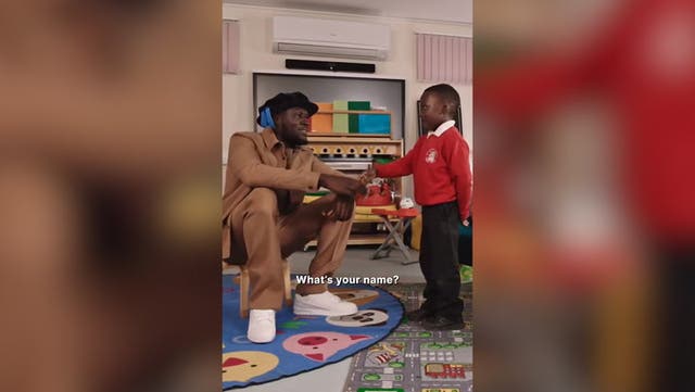 <p>Stormzy visits old Croydon primary school to give children 'life advice'</p>