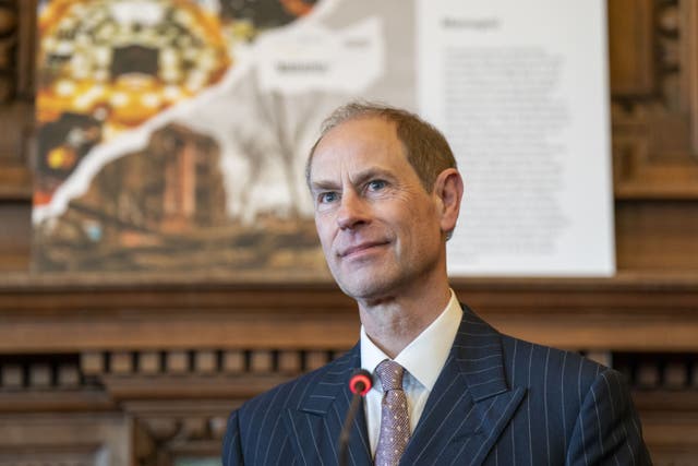 <p>The new Duke of Edinburgh speaking in the City Chambers in Edinburgh during an event to mark one year since the city’s formal response to the invasion of Ukraine. Picture date: Friday March 10, 2023.</p>