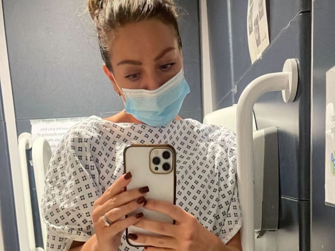 Amy Dowden shares a health update about undergoing chemotherapy