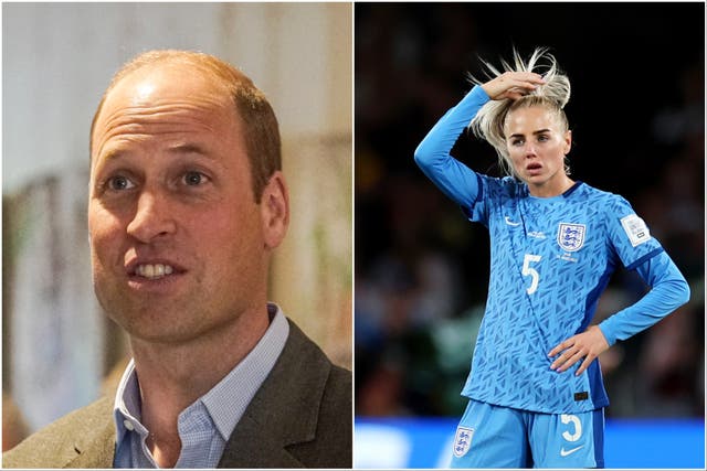 <p>Prince William and Alex Greenwood</p>