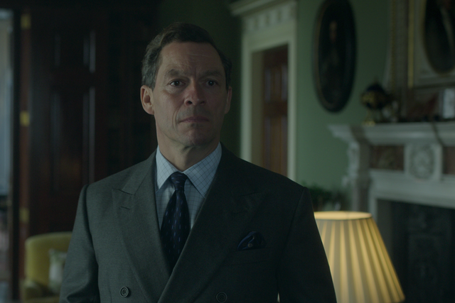 <p>Dominic West in ‘The Crown’</p>