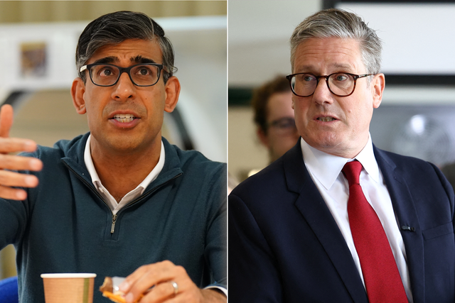 <p>Rishi Sunak and Keir Starmer </p>