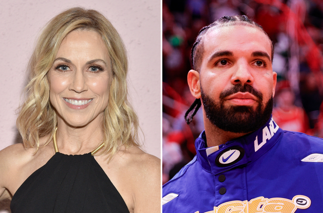 <p>Sheryl Crow and Drake</p>