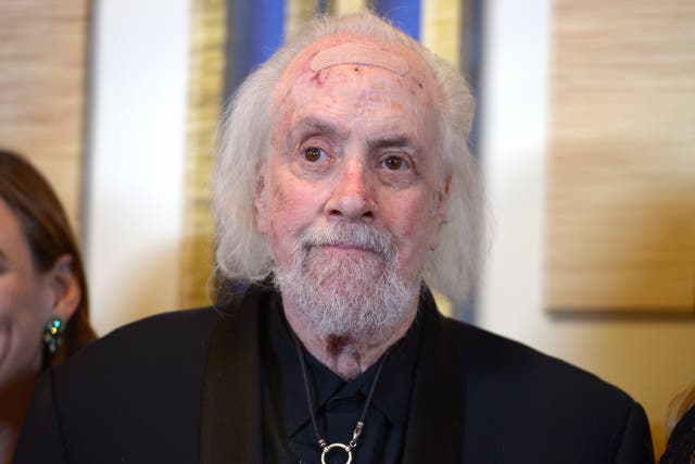 <p>Robert Towne attending the Writers Guild Awards in Los Angeles in 2016</p>