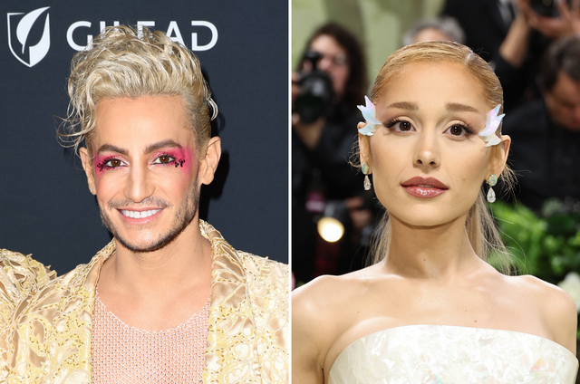 <p>Frankie and Ariana Grande</p>