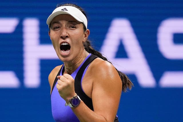 Jessica Pegula is in to the US Open final (Julia Nikhinson/AP)