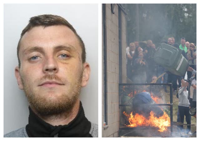 <p>Thomas Birley, 27, was jailed for nine years at Sheffield Crown Court for his role in the violence this summer in Rotherham</p>