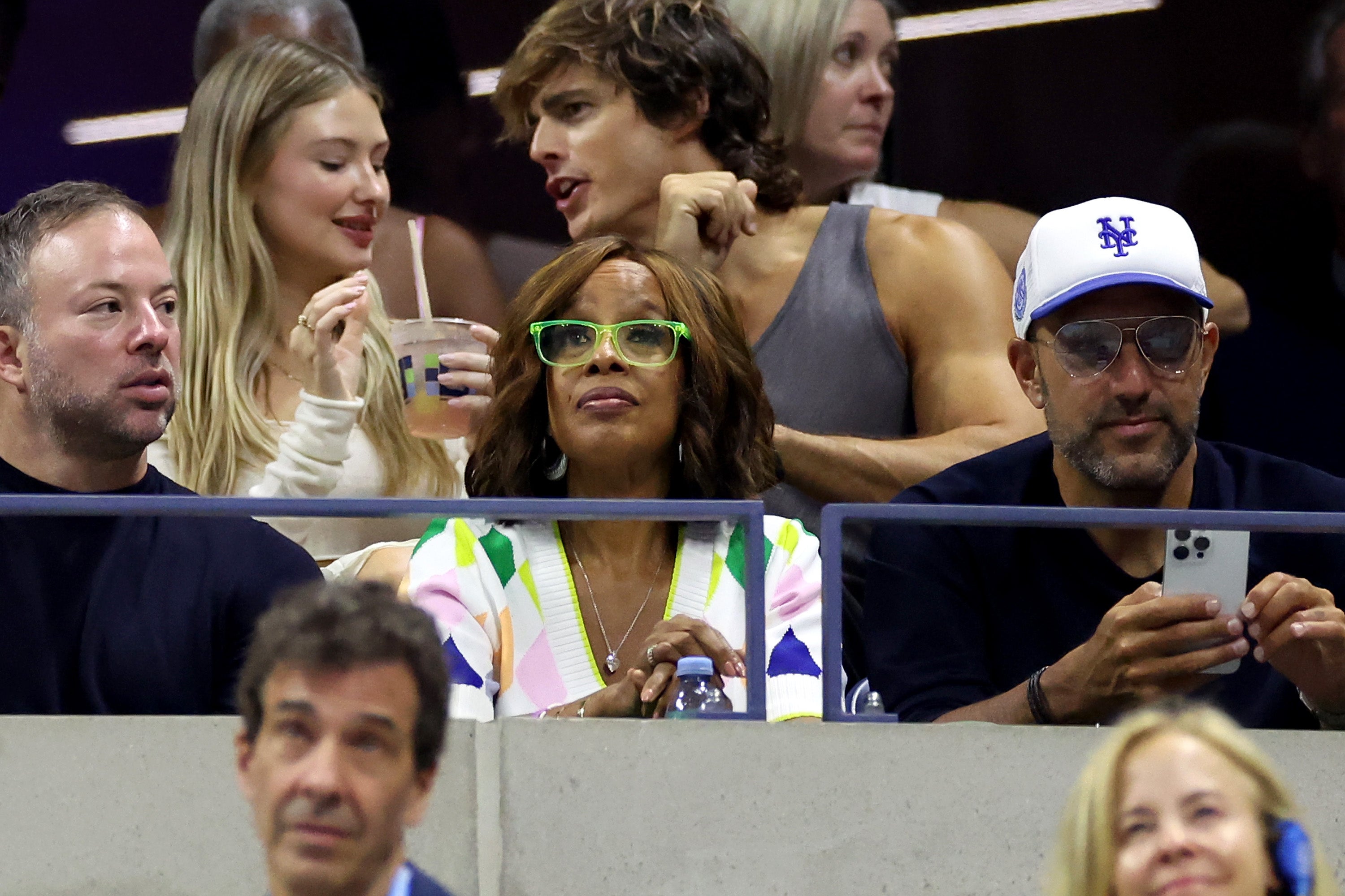 Gayle King at the US Open on September 6