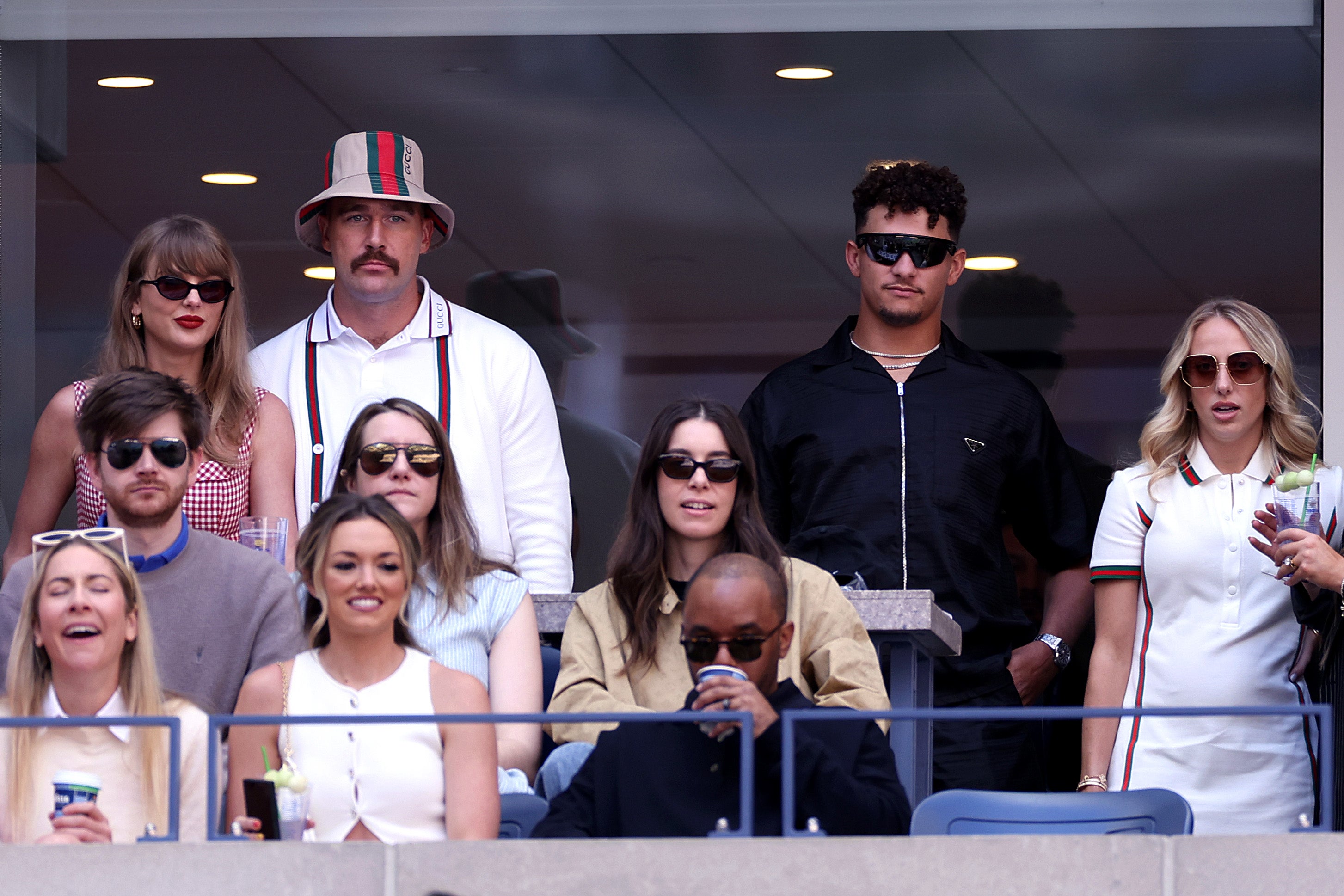 Patrick and Brittany Mahomes at the US Open on September 8